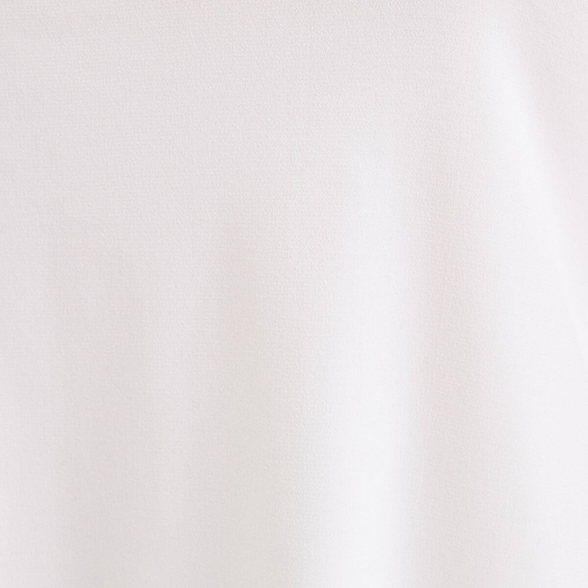 Débardeur asymétrique court col v ecru femme