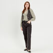 Chemise manches longues vert femme