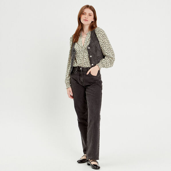 chemise manches longues vert femme Chemise manches longues vert femme