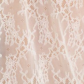 Top dentelle et volants ecru femme
