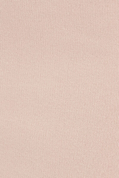 Jupe midi moulante sable femme