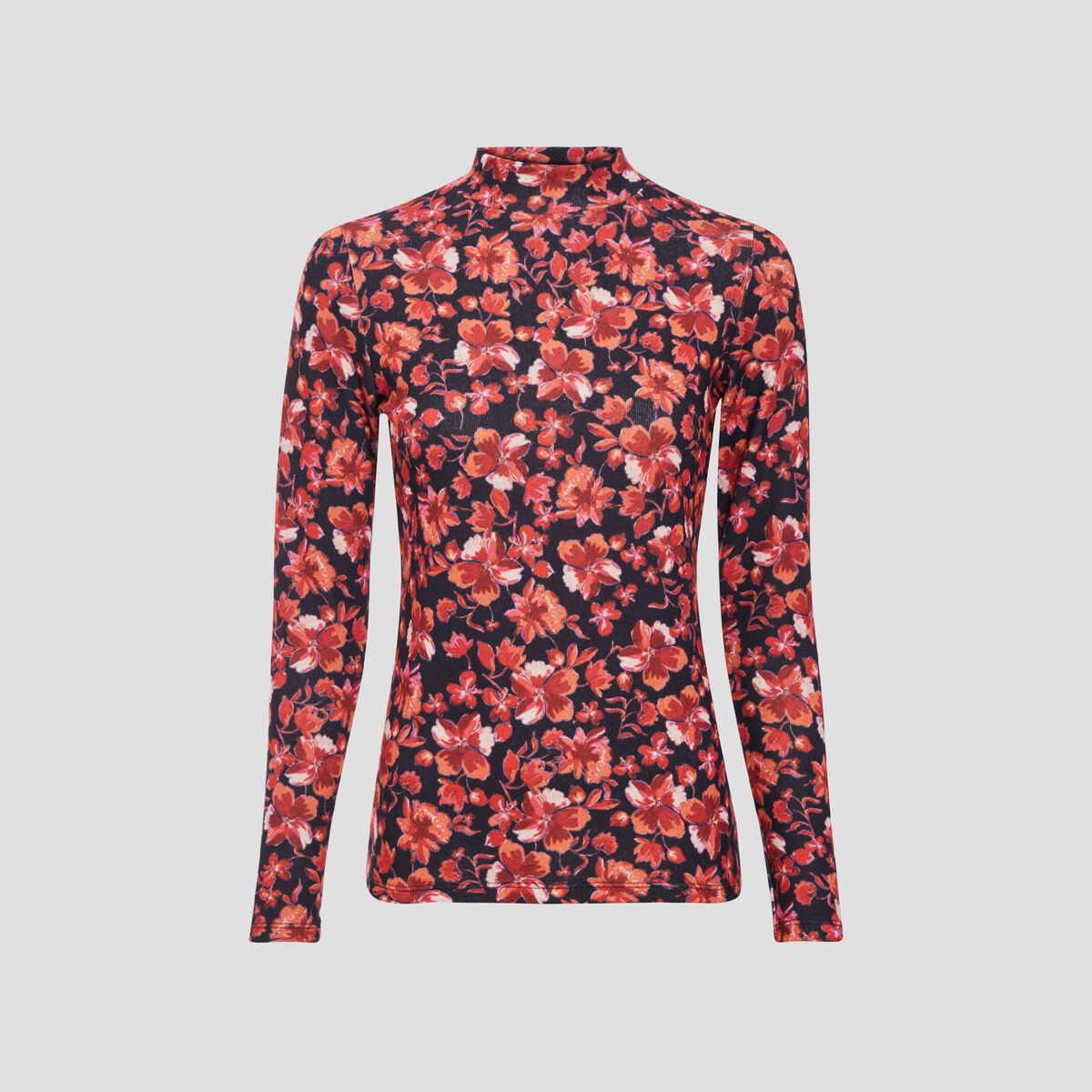 T-shirt à manches longues noir femme
