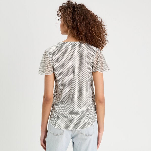 blouse fanny manches courtes noir femme Blouse Fanny - manches courtes noir femme