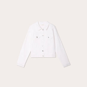 Veste en jean ecru femme