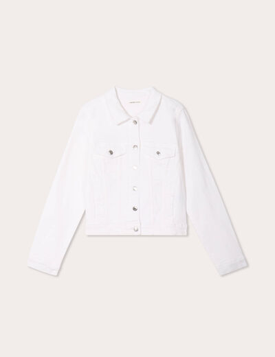 Veste en jean ecru femme