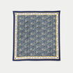 Foulard satin&eacute; soyeux bleu electrique femme