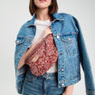 Sac banane rouge foncé femme