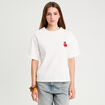 T-shirt manches courtes ecru femme
