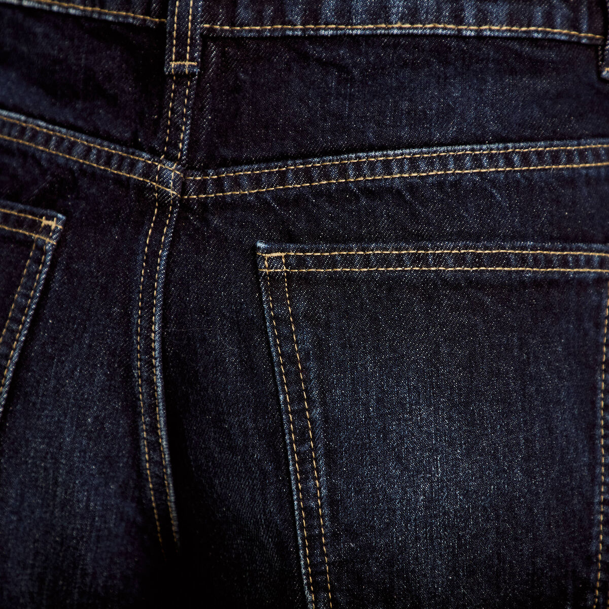 Jean barrel taille haute denim brut femme
