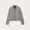 Veste zippée manches longues blanc femme