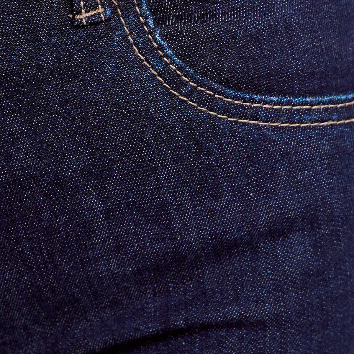 Jeans bootcut taille haute denim brut femme