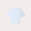 T-shirt manches courtes bleu ciel femme