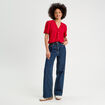 T-shirt manches courtes rouge femme