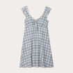 Robe trapèze sans manches blanc femme