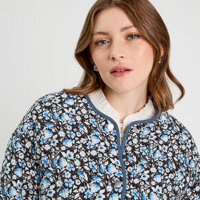 veste matelassee boutonnee noir femme Veste matelassée boutonnée noir femme