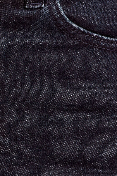 Jeans skinny intérieur gratté chaud denim brut femme