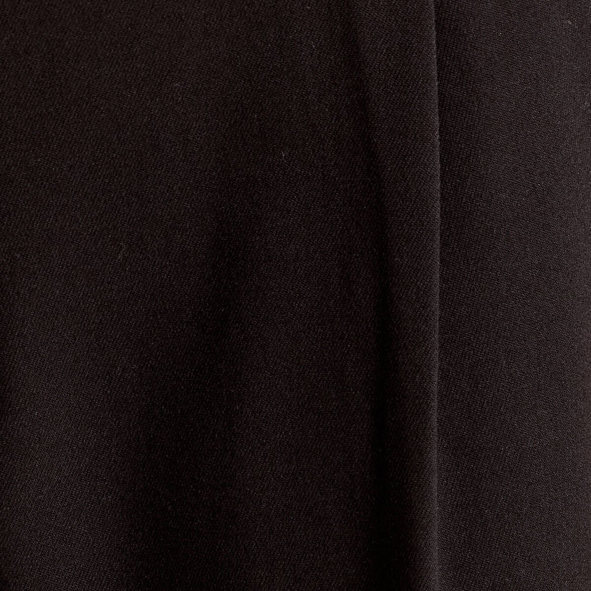 Pantalon large avec pinces noir femme