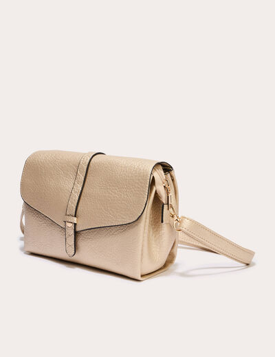 Sac similicuir couleur or femme