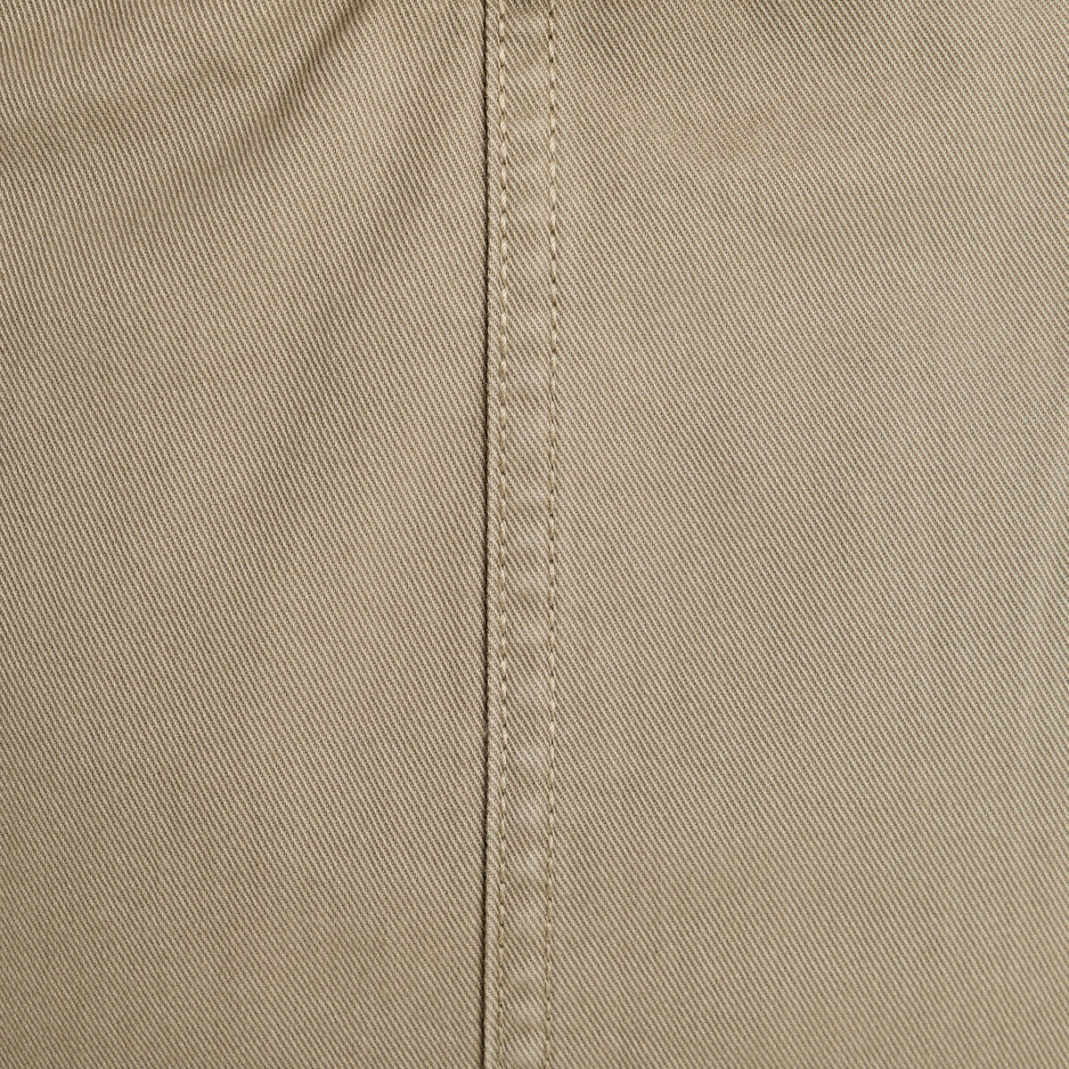 Jupe droite ceinturée vert kaki femme