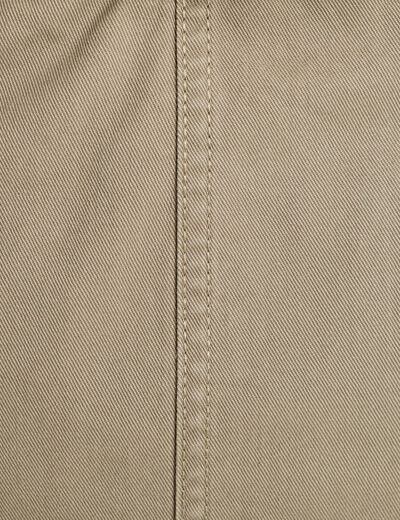 Jupe droite ceinturée vert kaki femme