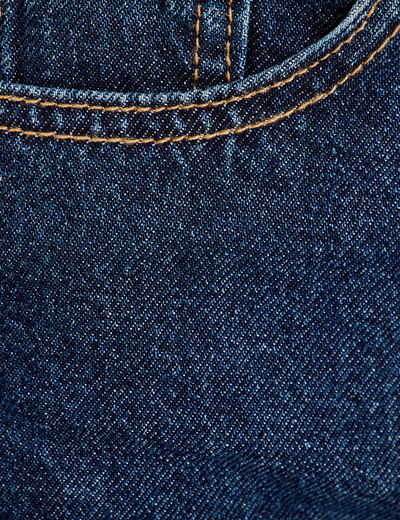Jeans wide leg taille haute denim brut femme