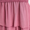 Robe évasée bretelles vieux rose femme