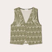 Gilet sans manches denim snow gris femme