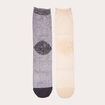 Lot 2 paires chaussettes noir femme