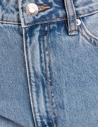 Jeans wide leg taille haute denim double stone femme
