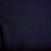 Blouse broderie col V manches longues bleu marine femme