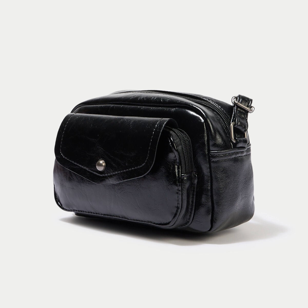 Sac similicuir noir femme
