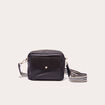 Sac carré en bandoulière noir femme