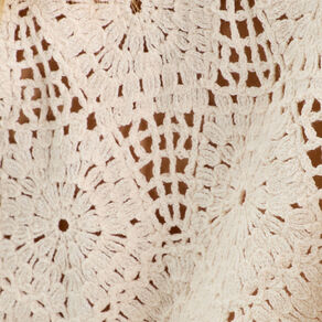 gilet effet crochet et noeuds beige femme Gilet effet crochet et noeuds beige femme