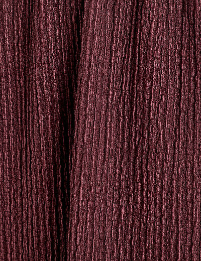 Robe midi évasée sans manches prune femme