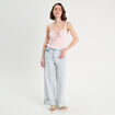 D&eacute;bardeur smock&eacute; rose clair femme