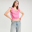 Top sans manches rose femme