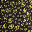 Robe longue évasée jaune clair femme