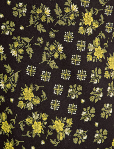 Robe longue évasée jaune clair femme