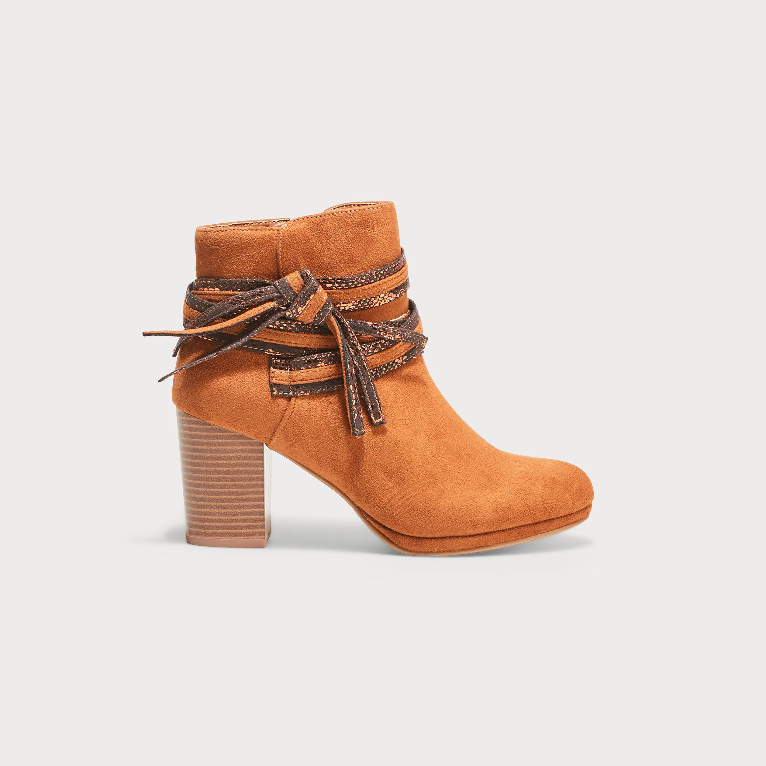 boots camel femme talon