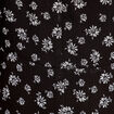 Robe évasée noeud poitrine noir femme