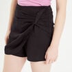 Jupe-short droite noir femme
