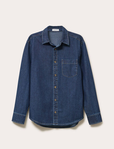 Chemise denim stone femme