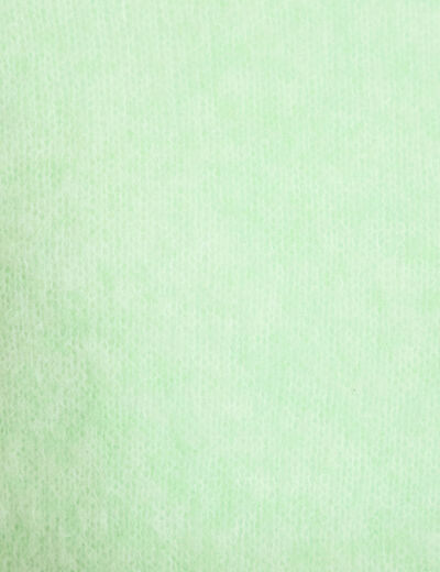 Pull sans manches vert pastel femme