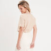 T-shirt manches courtes sable femme
