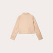 Veste zippée beige femme