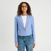 Veste esprit blazer bleu gris femme