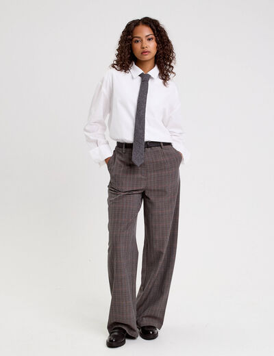 Lot de 2 pantalons gris foncé femme