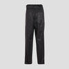 pantalon mom enduit denim noir enduit femme