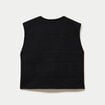 Gilet sans manches noir femme