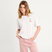 T-shirt manches courtes blanc femme